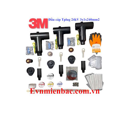 Đầu cáp Tplug 24kV 630A 3x1Cx240mm2 3M